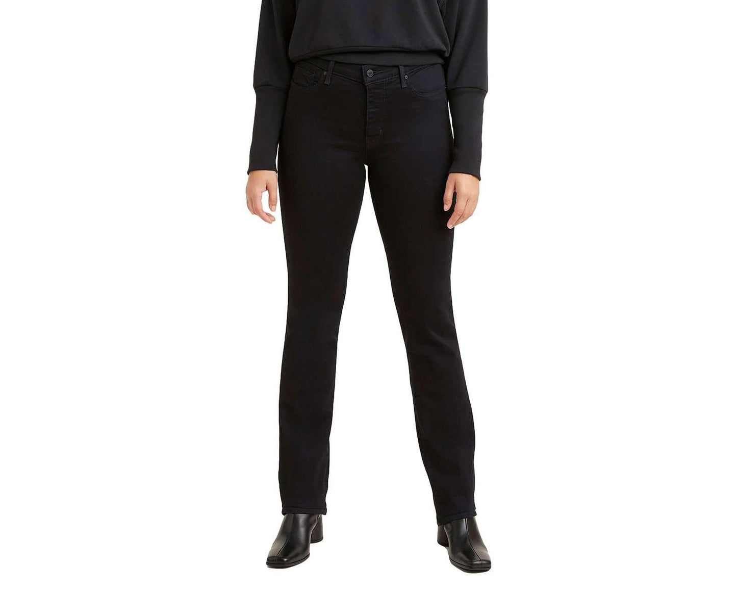 Pantalón Levis Dama 314 Straight Negro