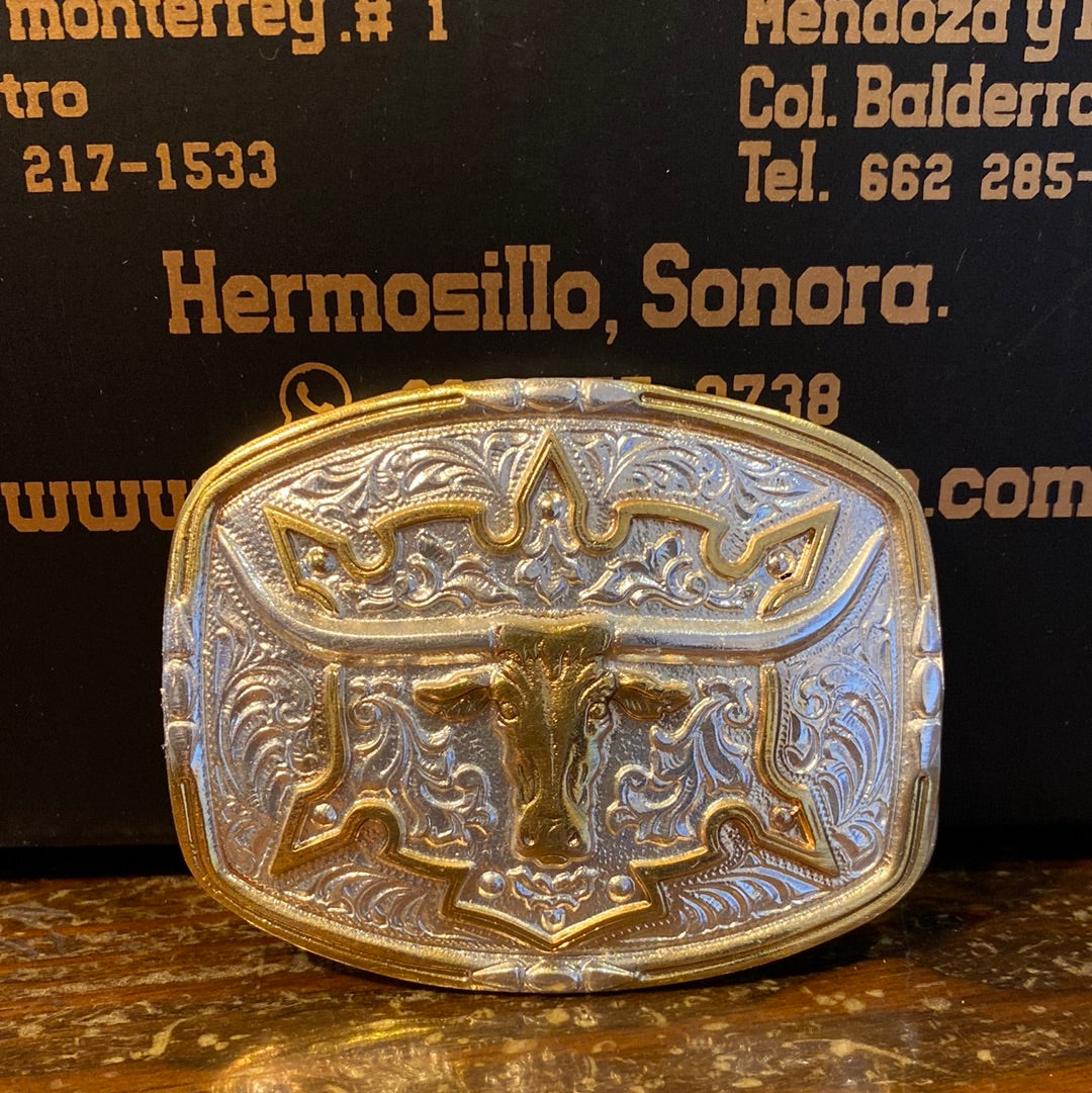 Hebilla Marcus Toro 3 Dorado/Plata