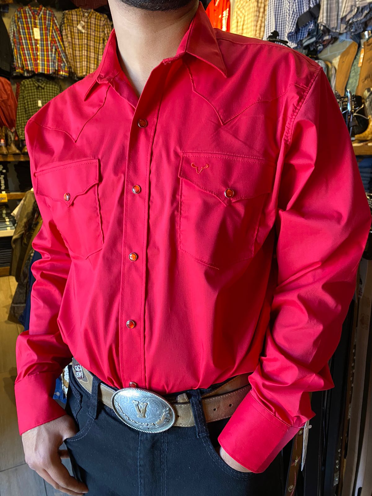 Camisa Rodeo Carte Rojo 2910305123