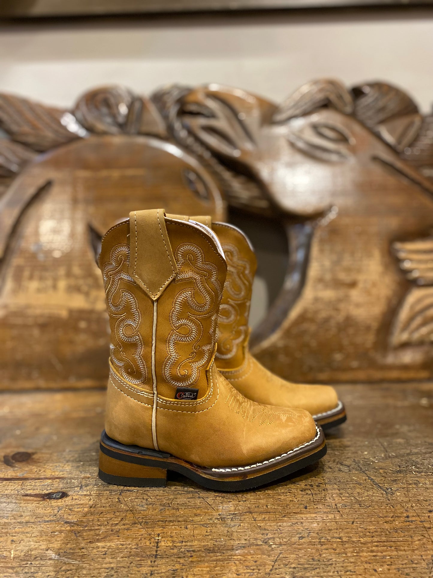 Bota El Carril Niño Unisex Miel