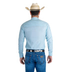 Camisa Wrangler 20x Azul Cielo