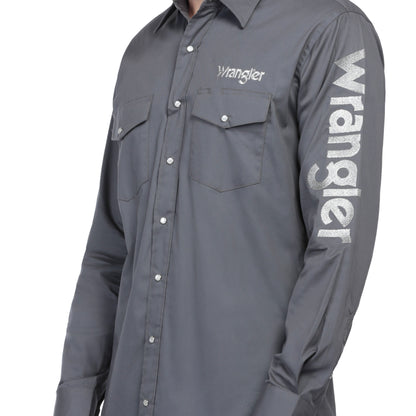 Camisa Wrangler Gris 112334002