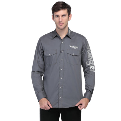 Camisa Wrangler Gris 112334002