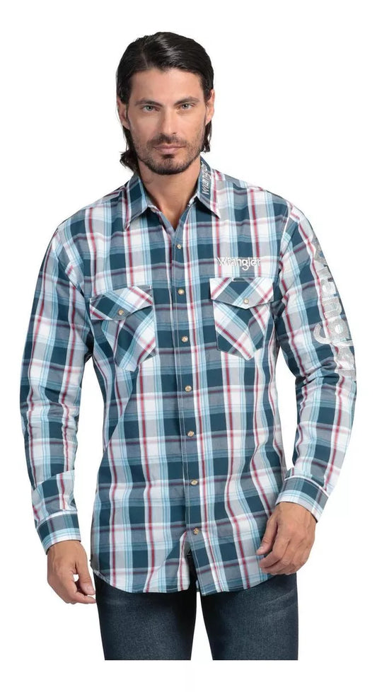 Camisa Wrangler Caballero Logo 112336783001