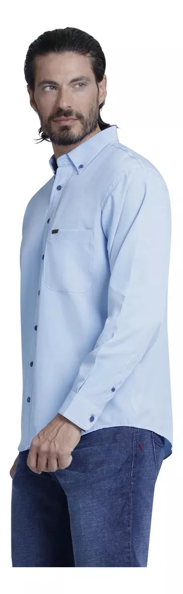 Camisa LEE Caballero Azul Cielo 112350377001 La Casa del Vaquero