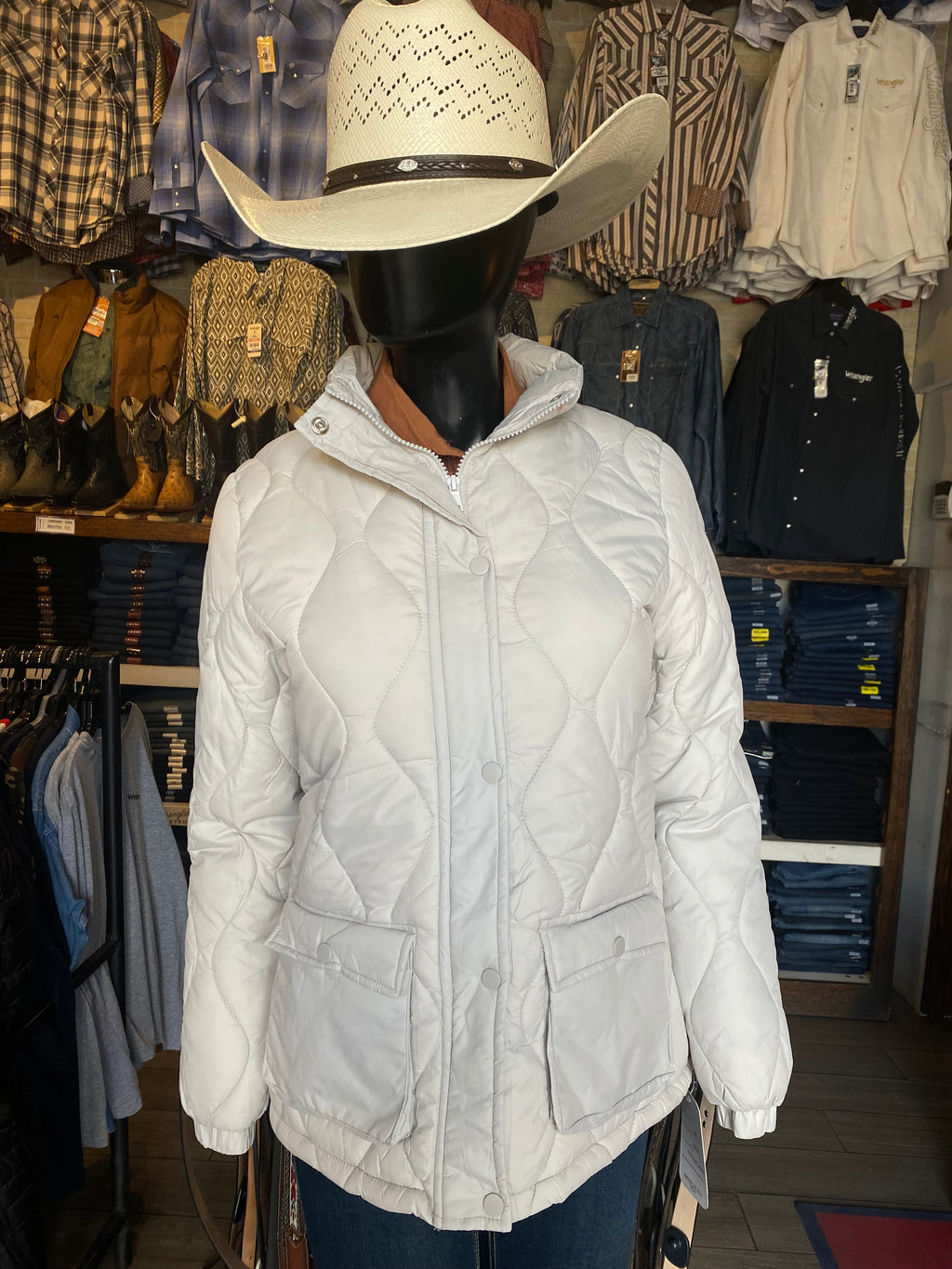 Chamarra American Fly Hueso AFD32