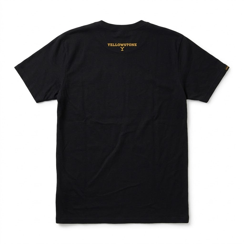 Playera Yellowstone "Y022" Negra