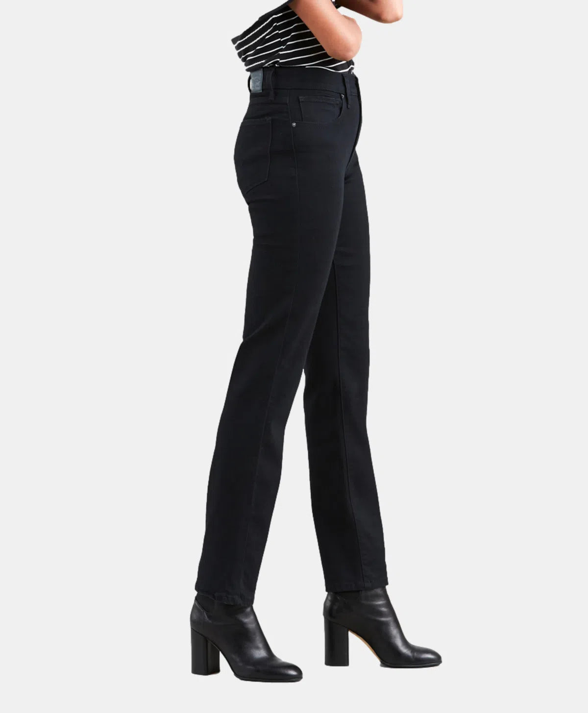 Pantalón Levis Dama 724 High Rise Straight Negro