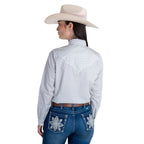 Camisa Wrangler Estampada Blanca