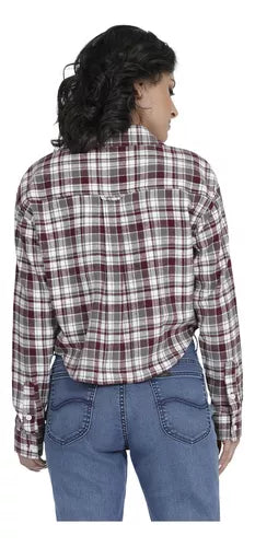 Camisa Casual Lee Slim Fit Manga Larga Cuadros 330