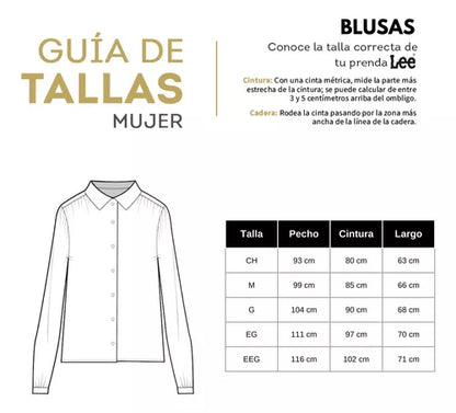 Camisa Casual Lee Slim Fit Manga Larga Cuadros 330