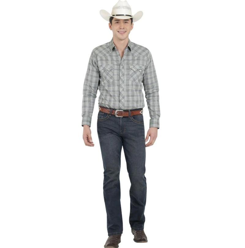CAMISA WRANGLER CABALLERO CUADROS