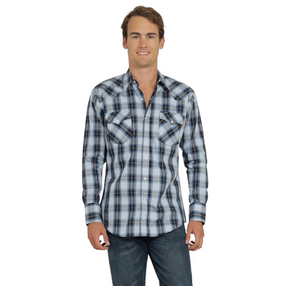 Camisa Vaquera Hombre Wrangler Regular Fit Manga larga 514