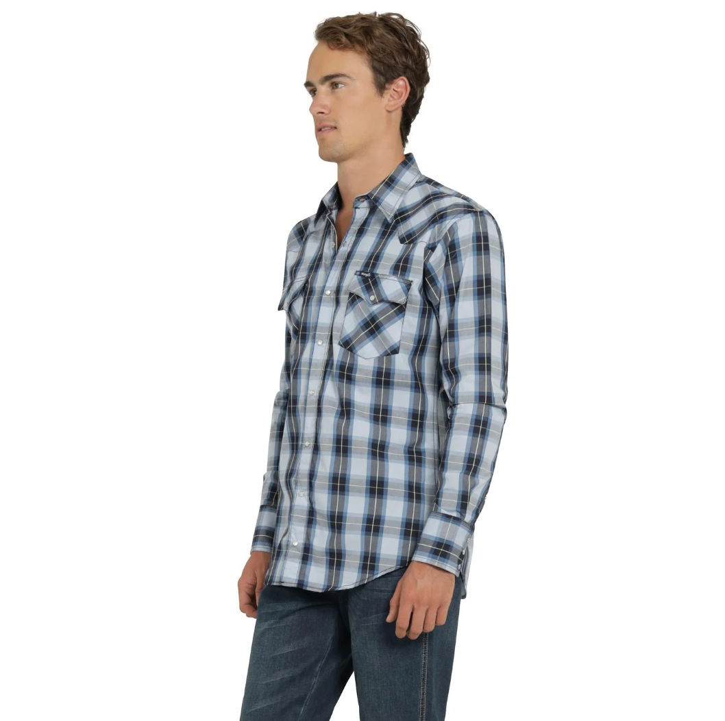 Camisa Vaquera Hombre Wrangler Regular Fit Manga larga 514