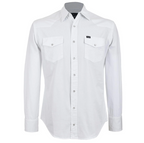 Camisa Wrangler Blanca Caballero