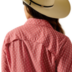 Camisa Ariat Rosa Estrellas