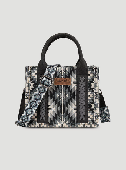 Bolso Wrangler bandolera mini de lona con estampado del suroeste