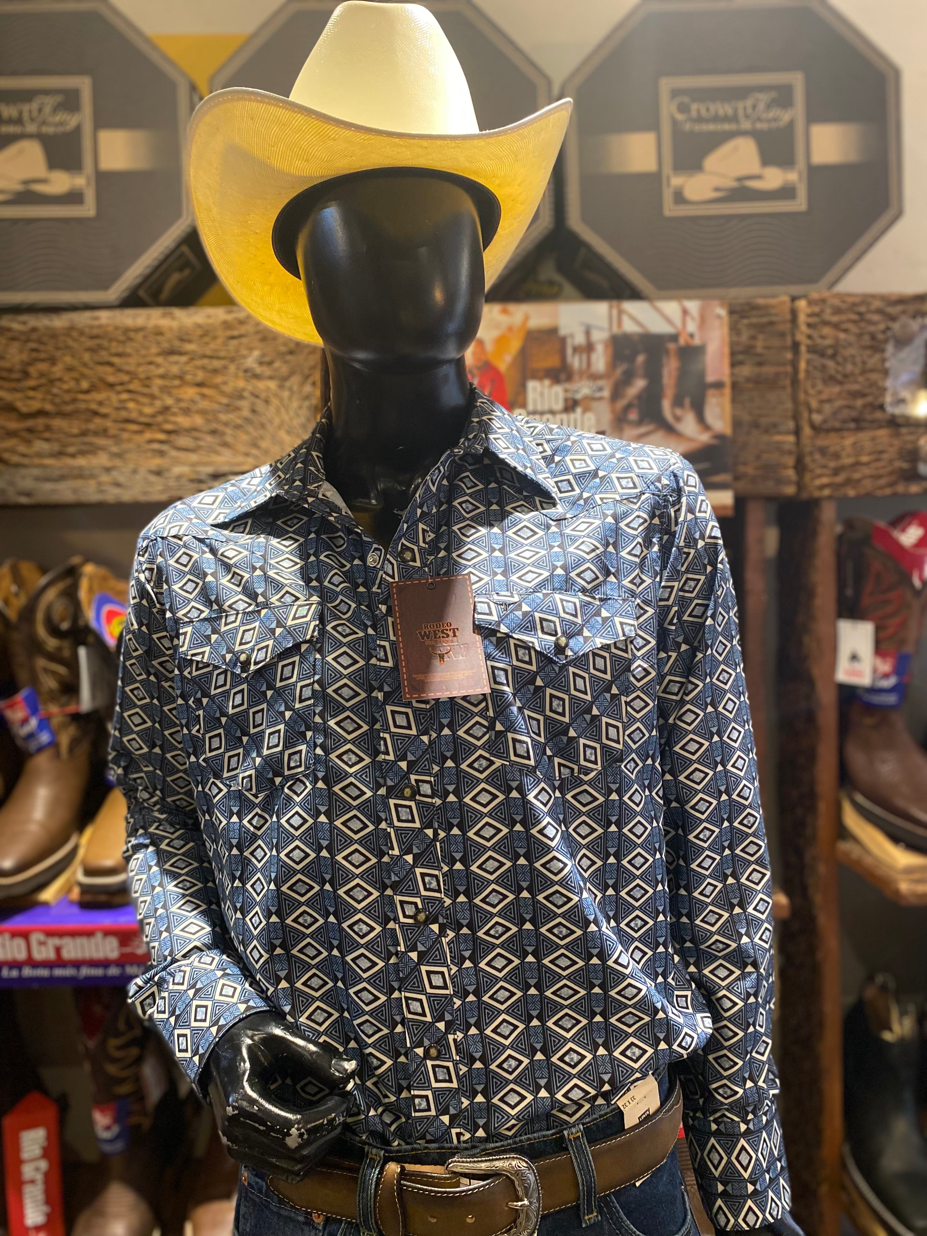 Camisa Rodeo West Caballero CE832 La Casa del Vaquero