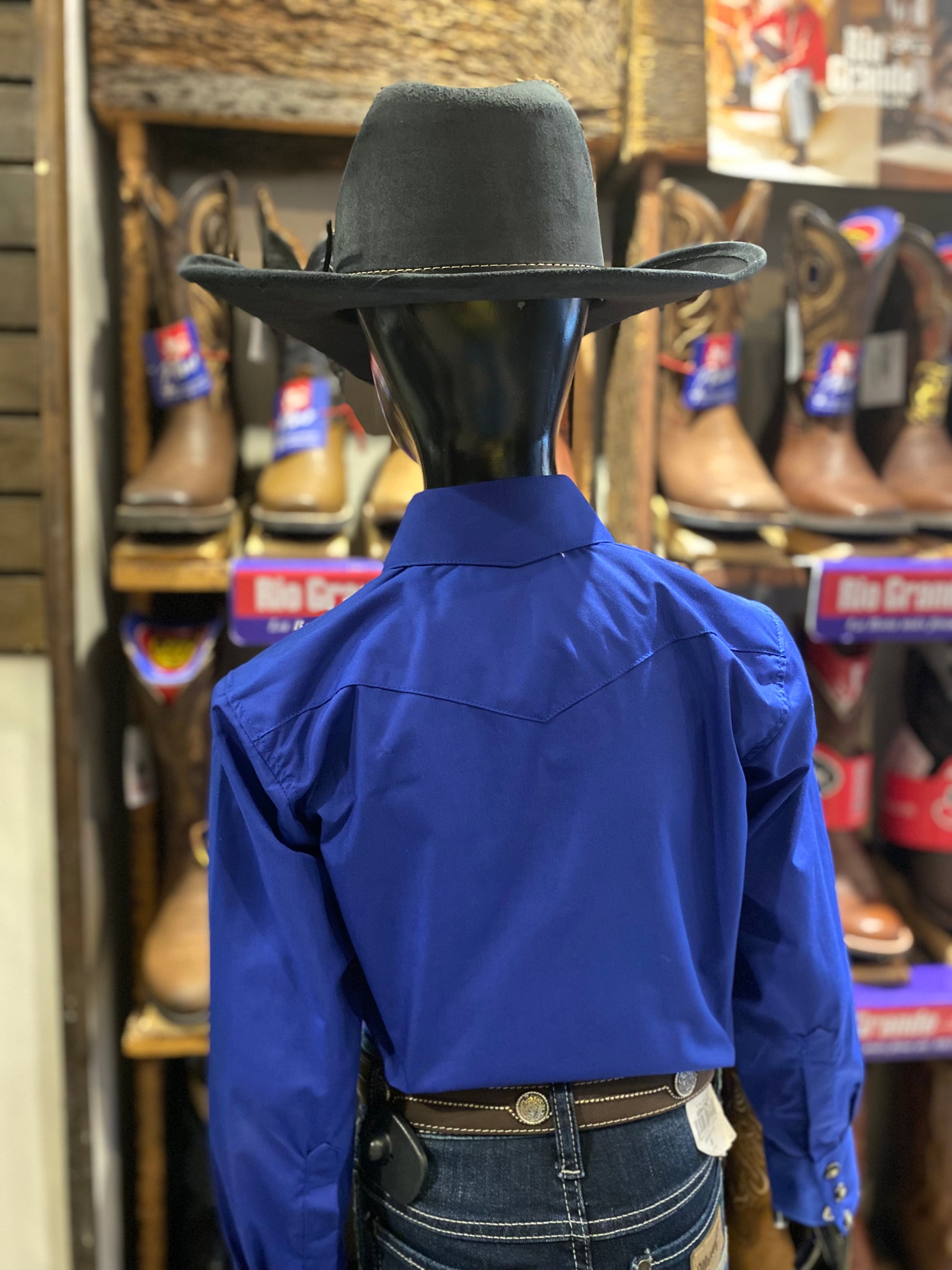Camisa Rodeo West Niño Azul – La Casa del Vaquero