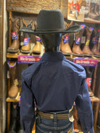 Camisa Rodeo West Niño Marino