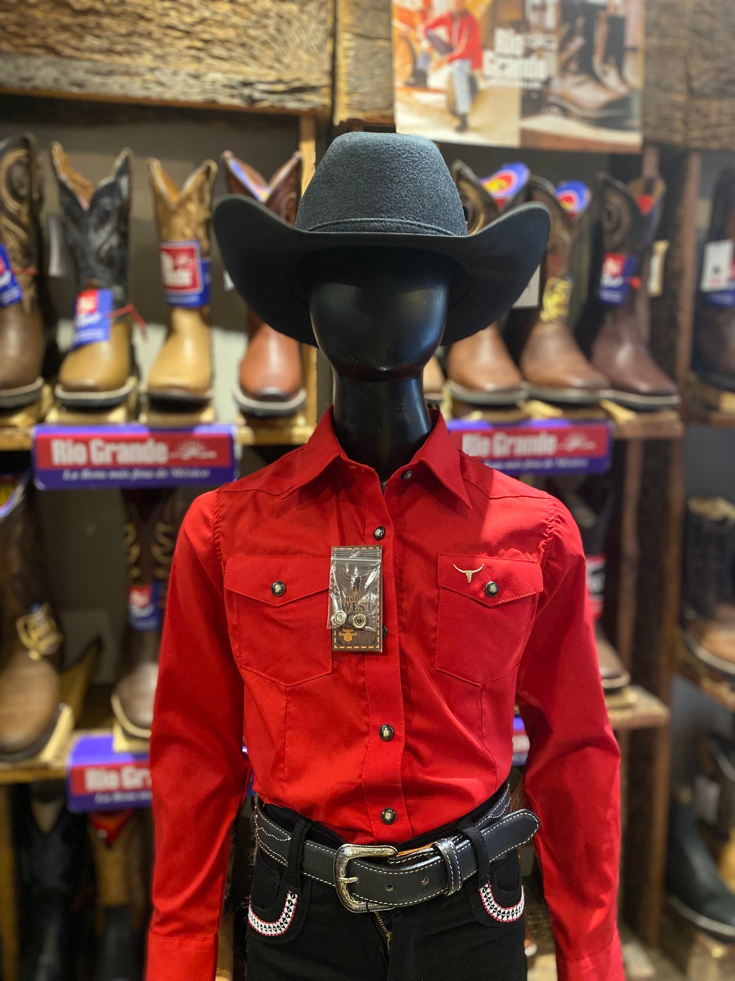 Camisa Rodeo West Niño Rojo – La Casa del Vaquero