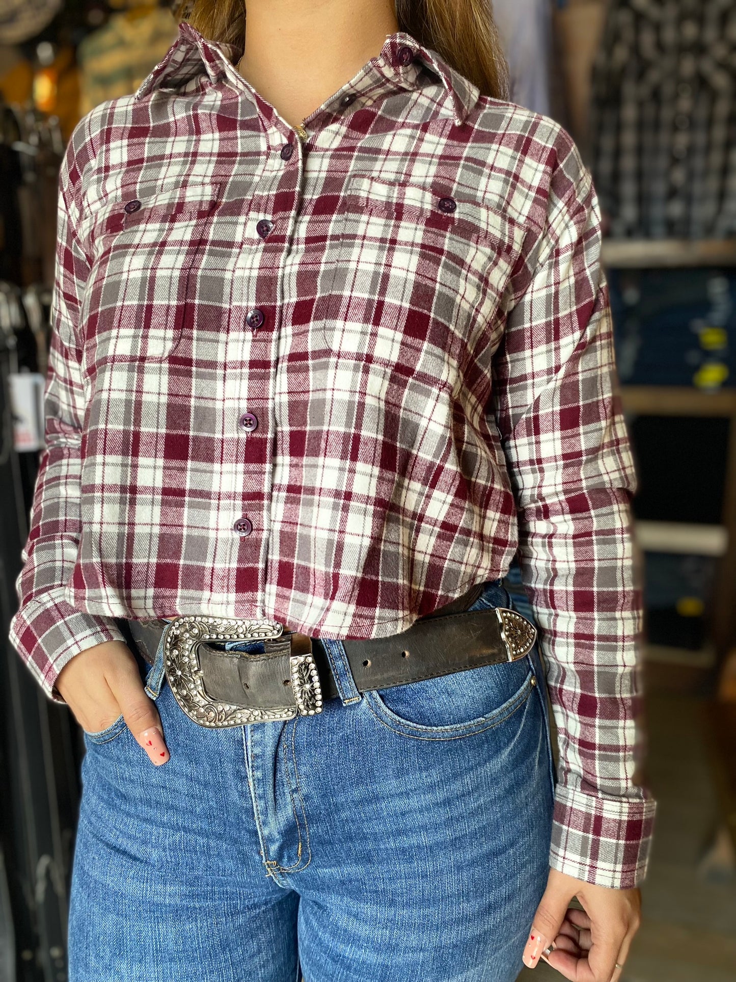 Camisa Casual Lee Slim Fit Manga Larga Cuadros 330
