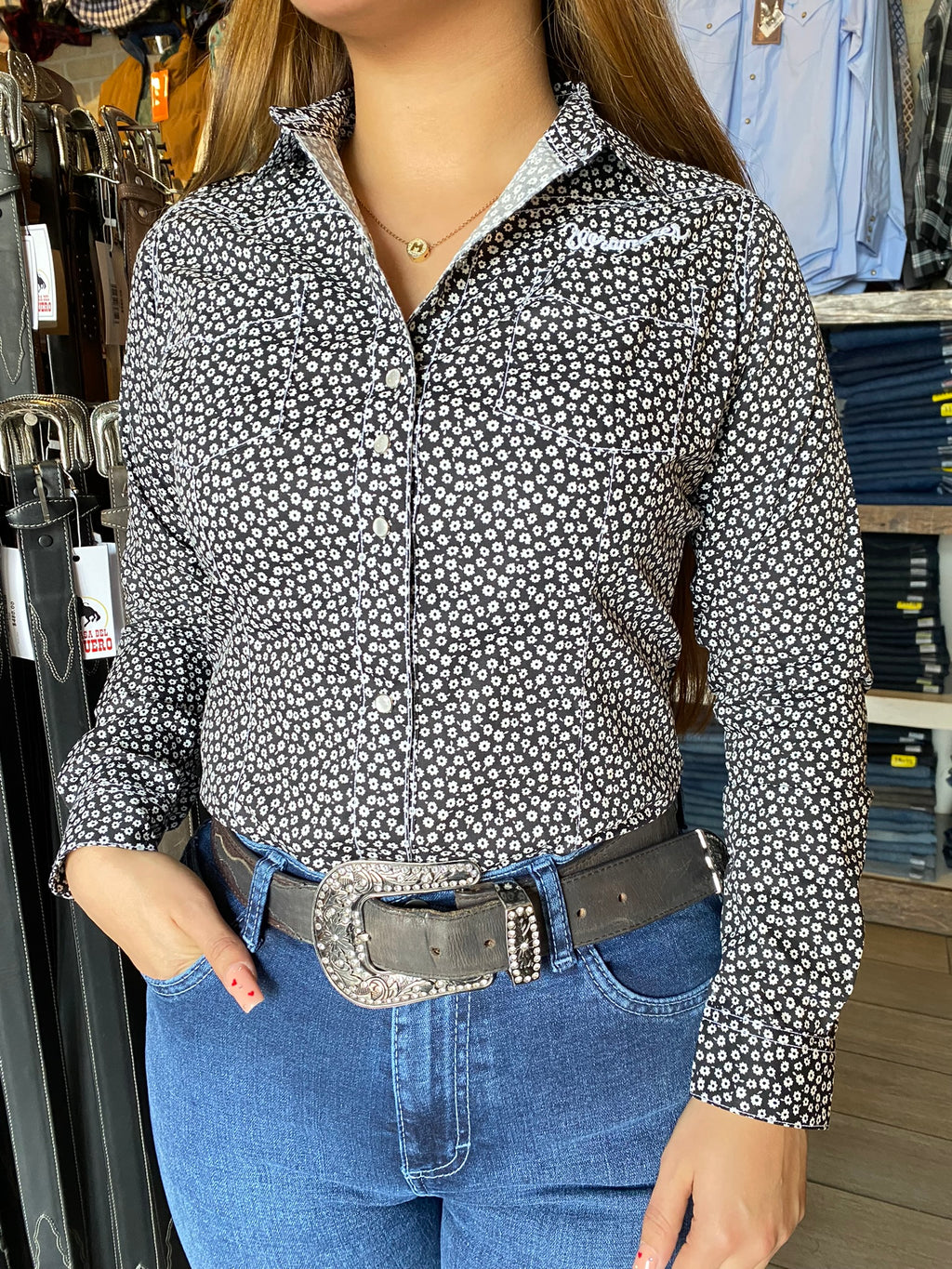 Camisa Wrangler Negro 112346012