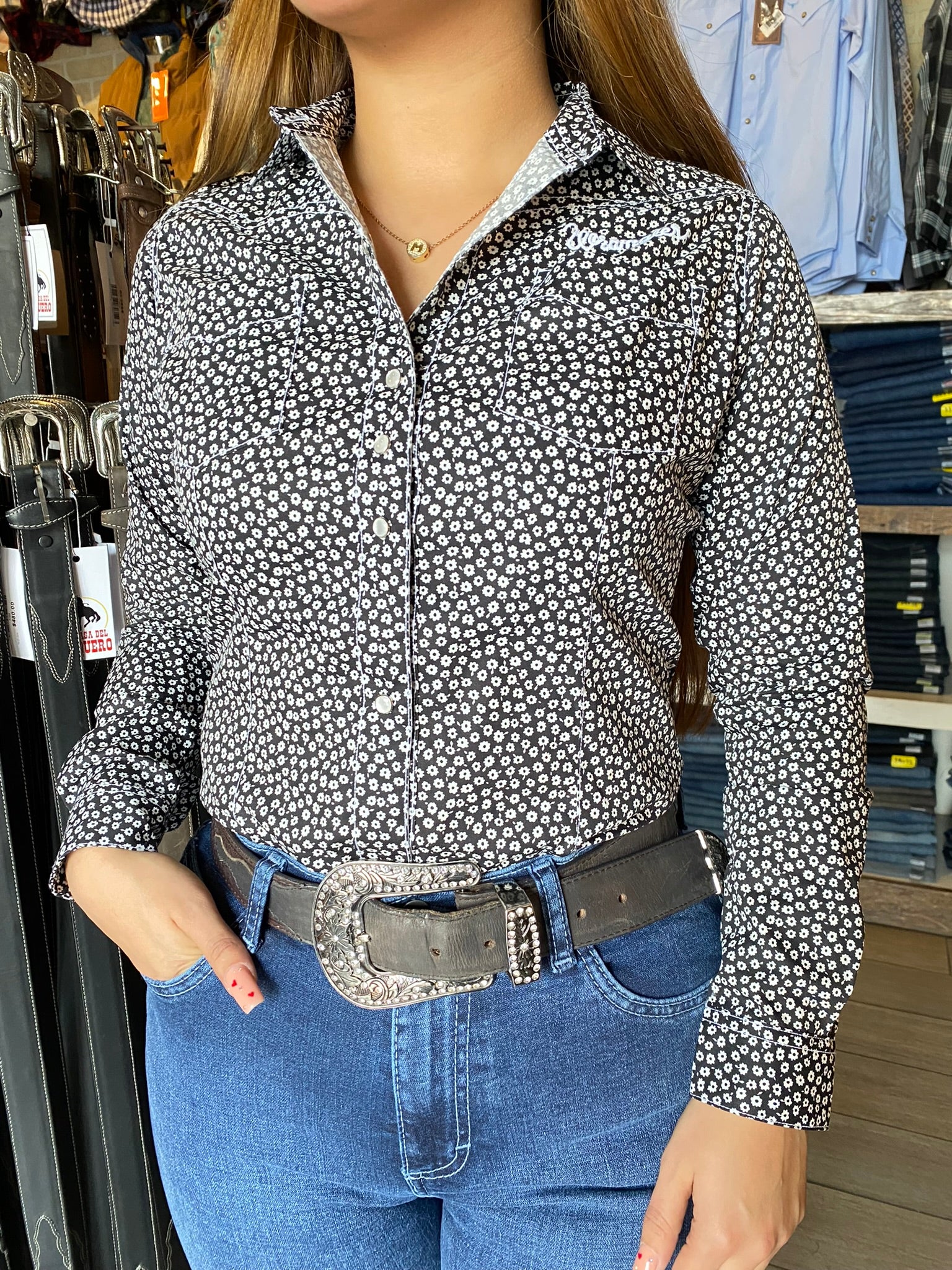 Camisa Wrangler Negro 112346012