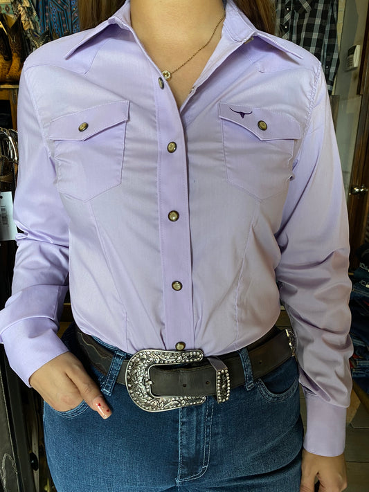 Camisa Rodeo West Lila