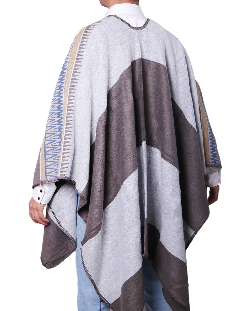 Poncho Tashn Gris Unisex PD009