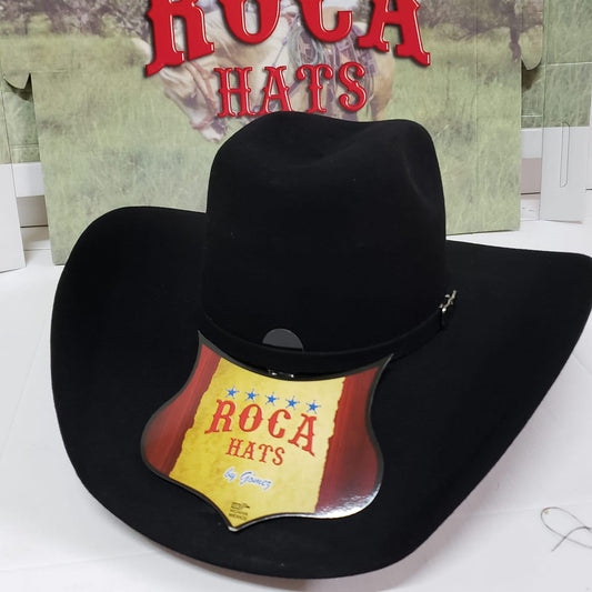 Texana Roca Hats Negra Rodeo 100X