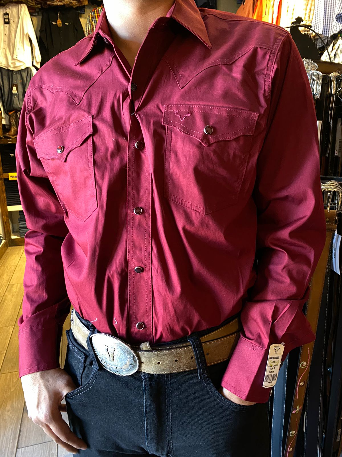 Camisa Rodeo Carte Vino 291046123