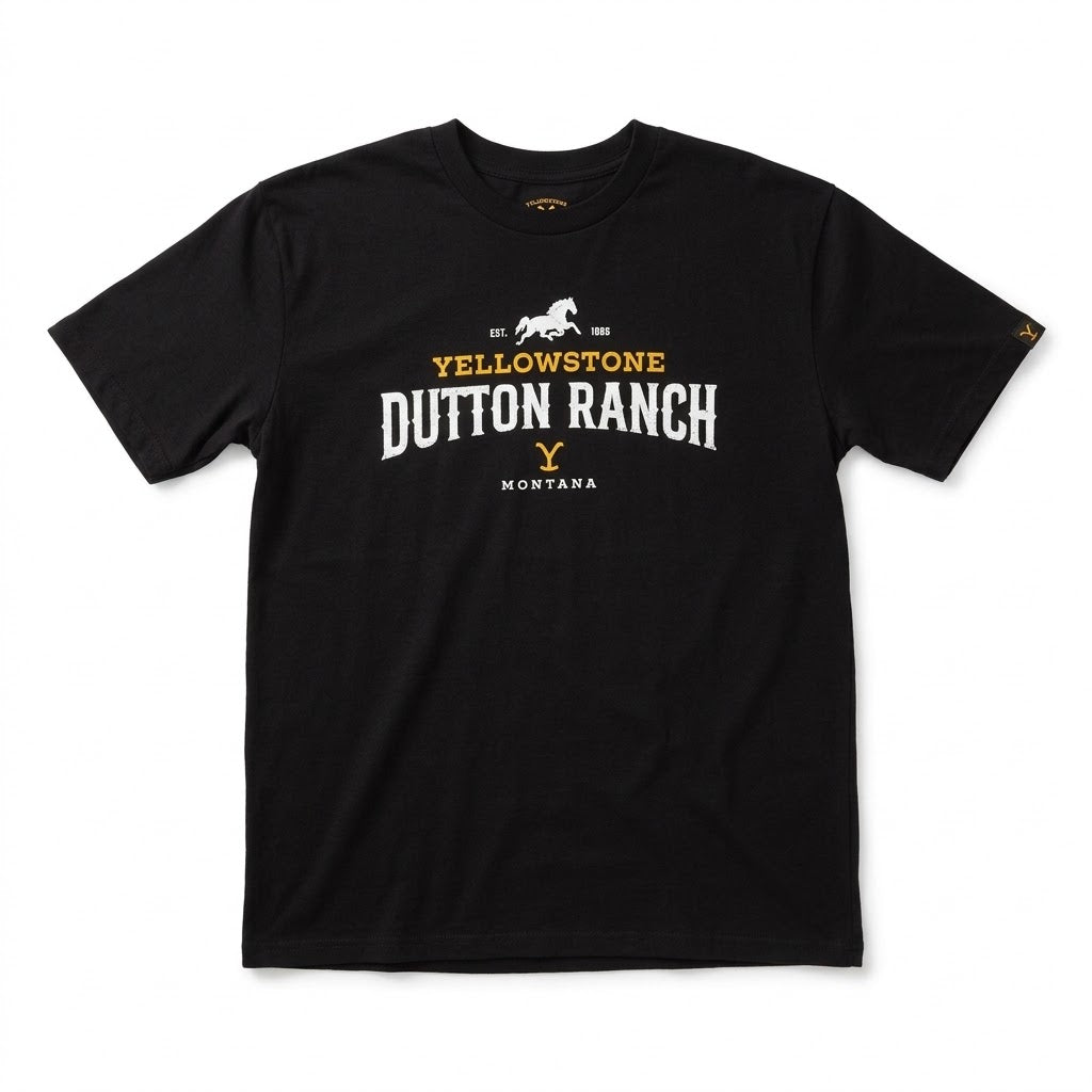 Playera Yellowstone "Y34" Negra