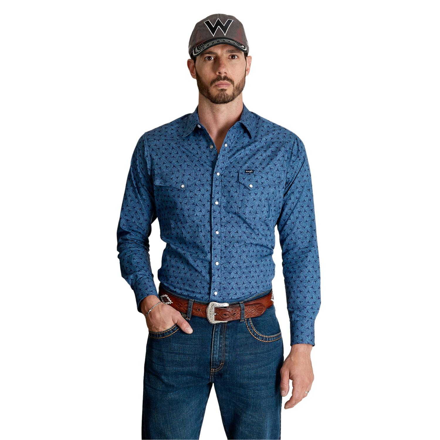 Camisa Wrangler 20x Toros"s113"