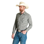 Camisa Wrangler 20x Verde Jaspeado