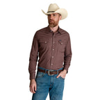 Camisa Wrangler 20x Cafe