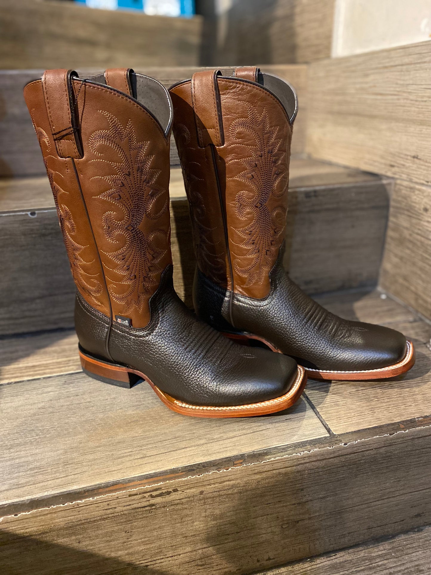 Bota Justin Boots Texas Choco JB5439