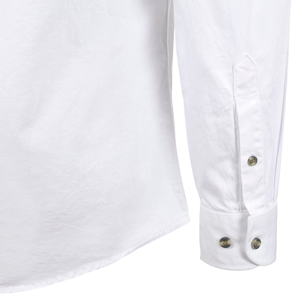 Camisa Wrangler Caballero Logo Blanco